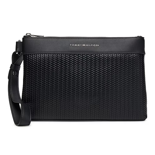 POCHETTE DA UOMO TOMMY HILFIGER NERA