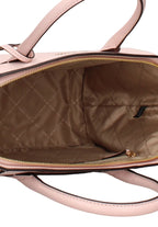 MICHAEL KORS BORSA A MANO ROSA CON LUGO MK SUI LATI