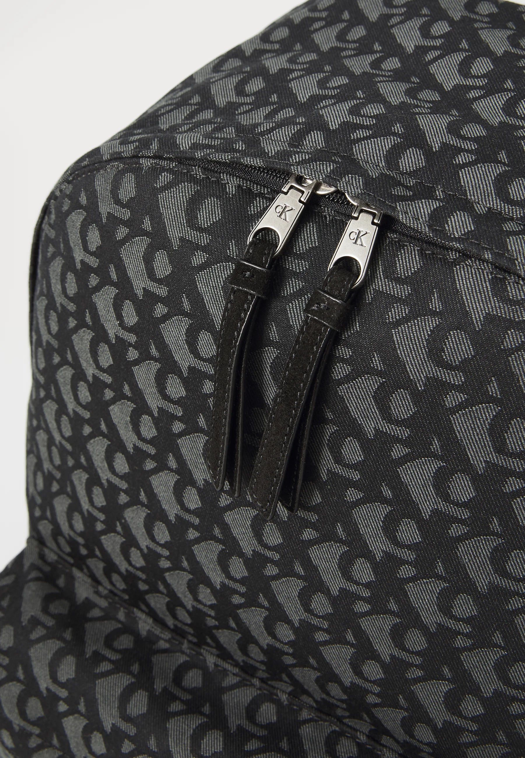 ZAINO CALVIN KLEIN LOGO ROUND RUCKSACK NERO