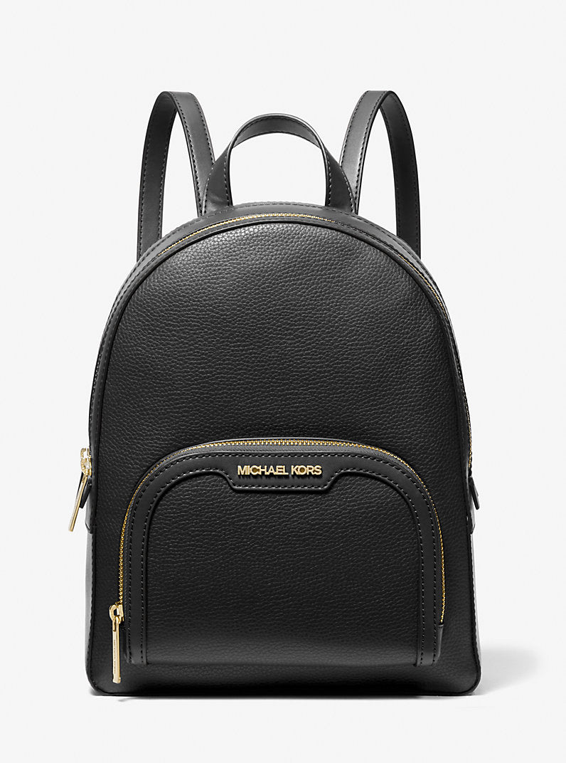 ZAINO MICHAEL KORS NERO JAYCEE LG ZIP IN PELLE