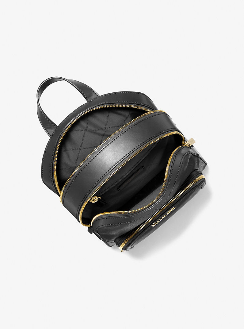 ZAINO MICHAEL KORS NERO JAYCEE LG ZIP IN PELLE