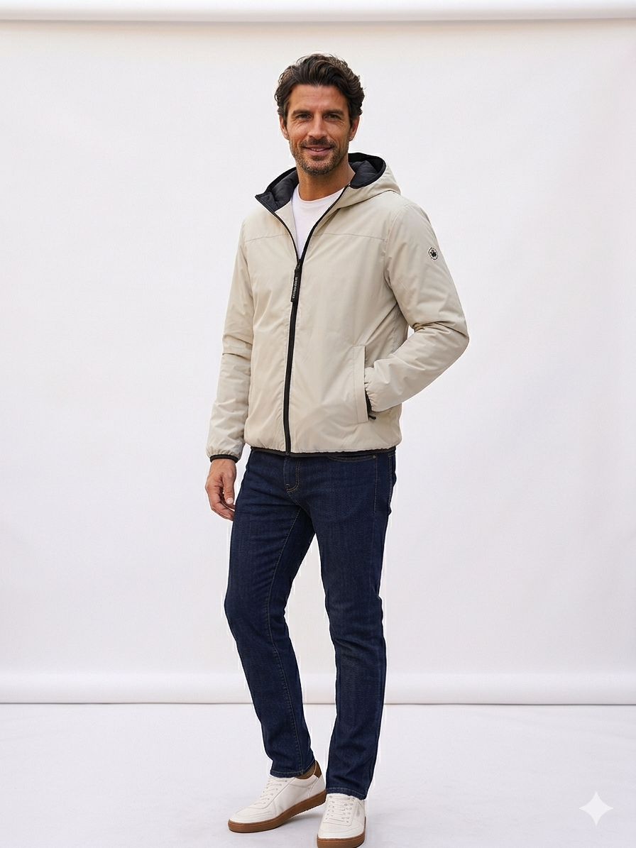 GIUBBINO LUMBERJACK GRIGGIO REVERSIBILE