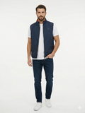 GILET LUMBERJACK BLU