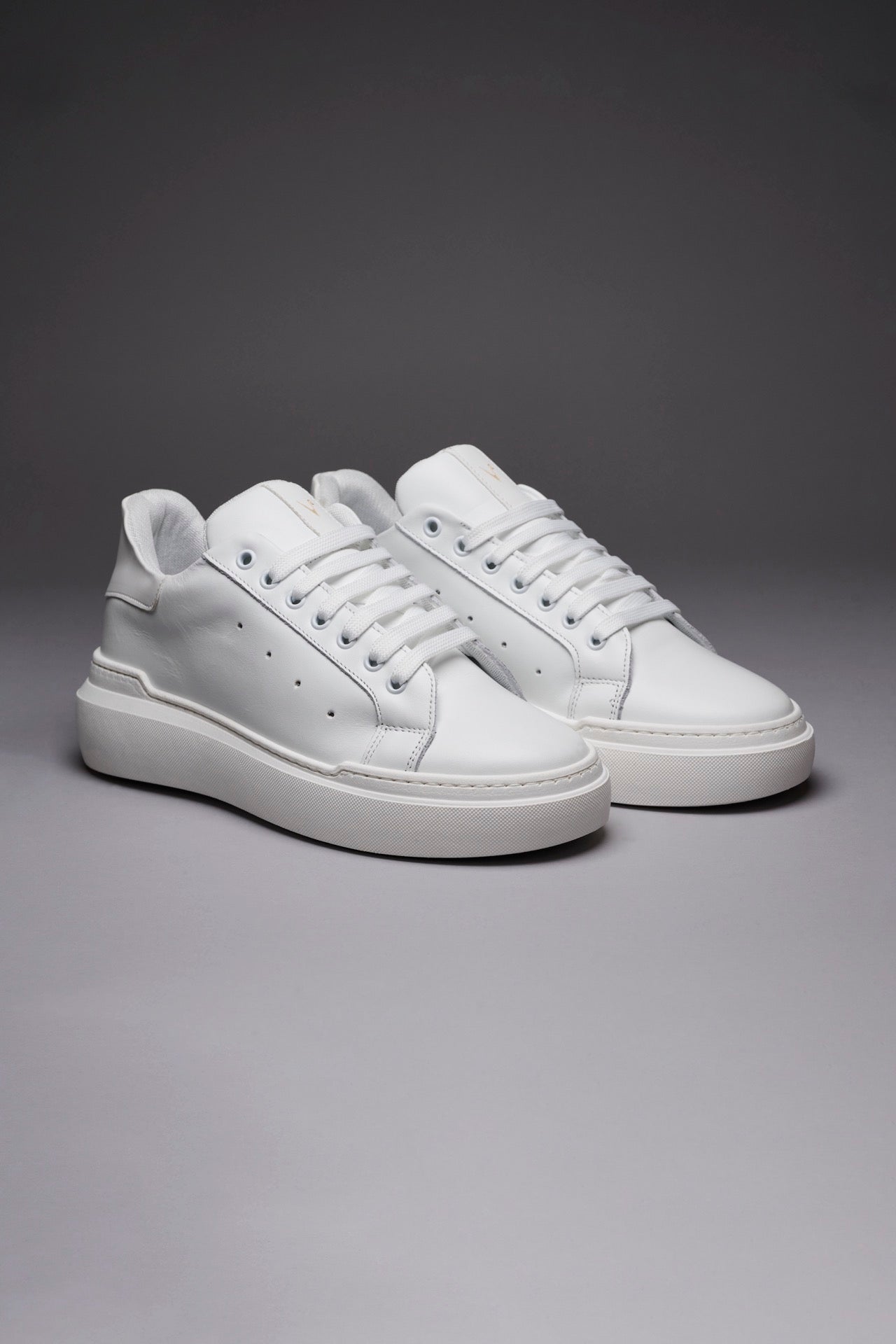 V2 SNEAKERS - VEGA WHITE PETRO SNEAKERS CON SUOLA ALTA
