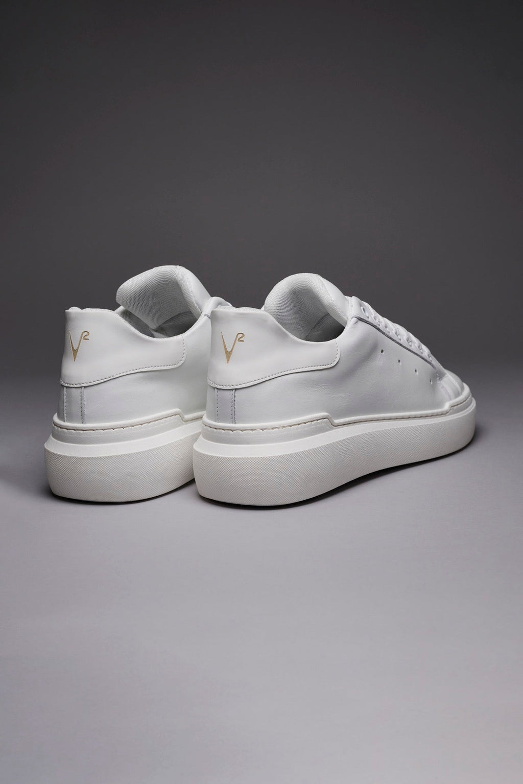 V2 SNEAKERS - VEGA WHITE PETRO SNEAKERS CON SUOLA ALTA