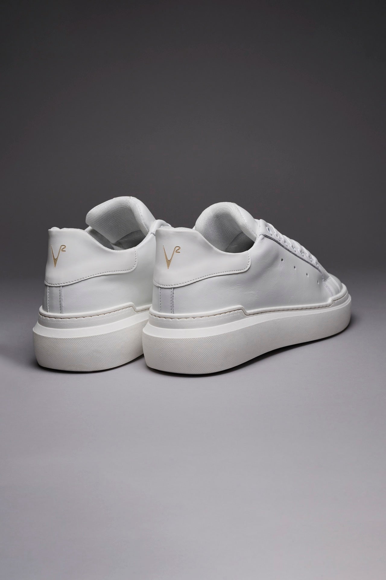 V2 SNEAKERS - VEGA WHITE PETRO SNEAKERS CON SUOLA ALTA