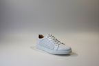 sneakers in pelle intrecciata bianca - botticelli