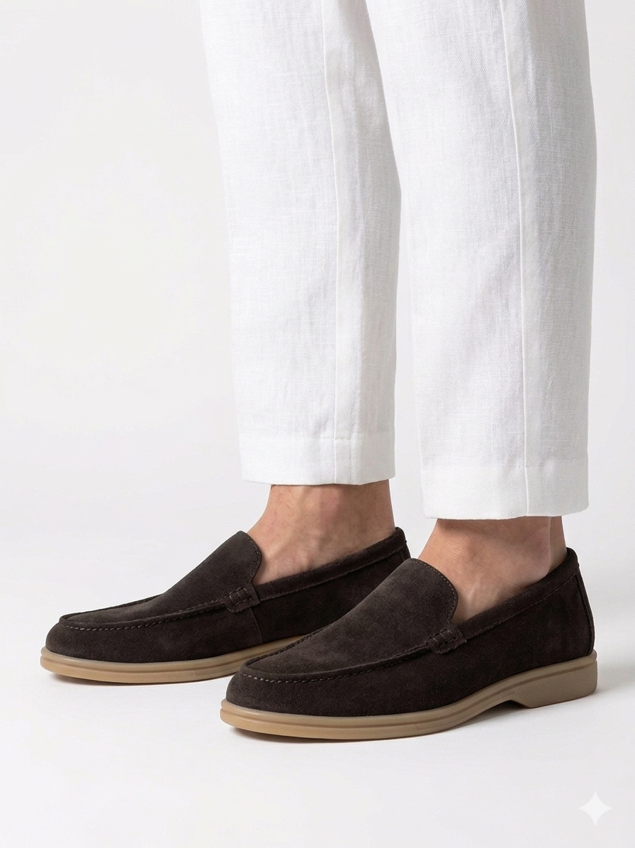 SCARPA MOCASSINO CAMOSCIO t-moro