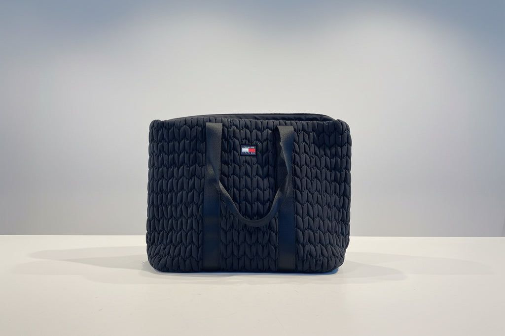 BORSA DONNA TOMMY HILFIGER NERA DA SPIAGGIA