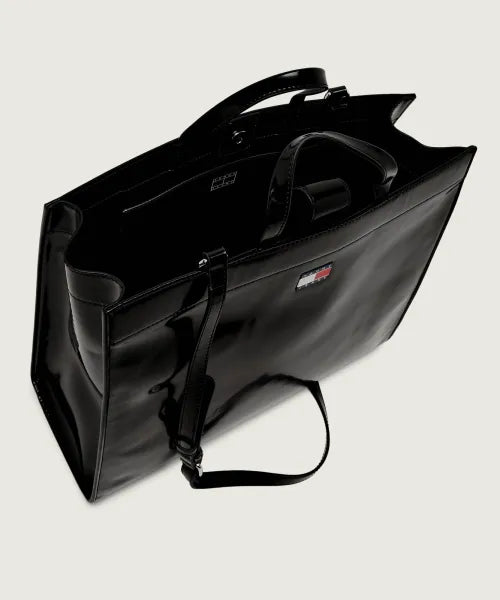 BORSA SHOPPER TOMMY JEANS COLORE NERO MUST TOTE