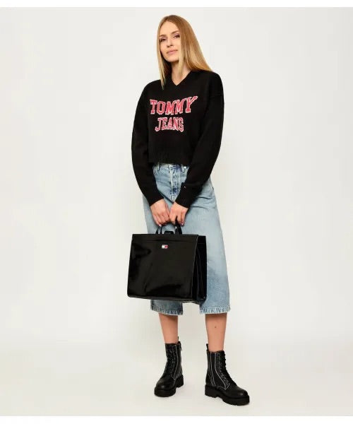 BORSA SHOPPER TOMMY JEANS COLORE NERO MUST TOTE