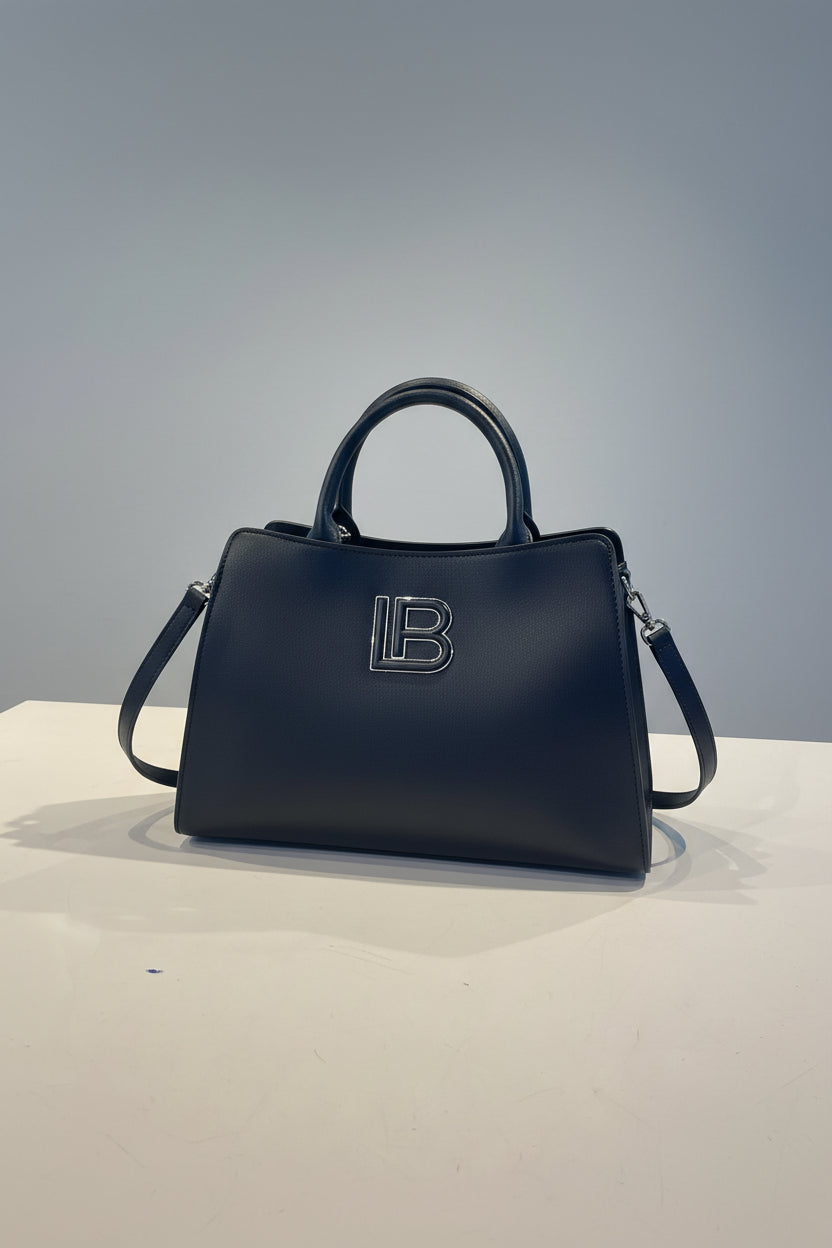 BORSA LAURA BIAGIOTTI NERA IN PELLE MODELLO CLASS
