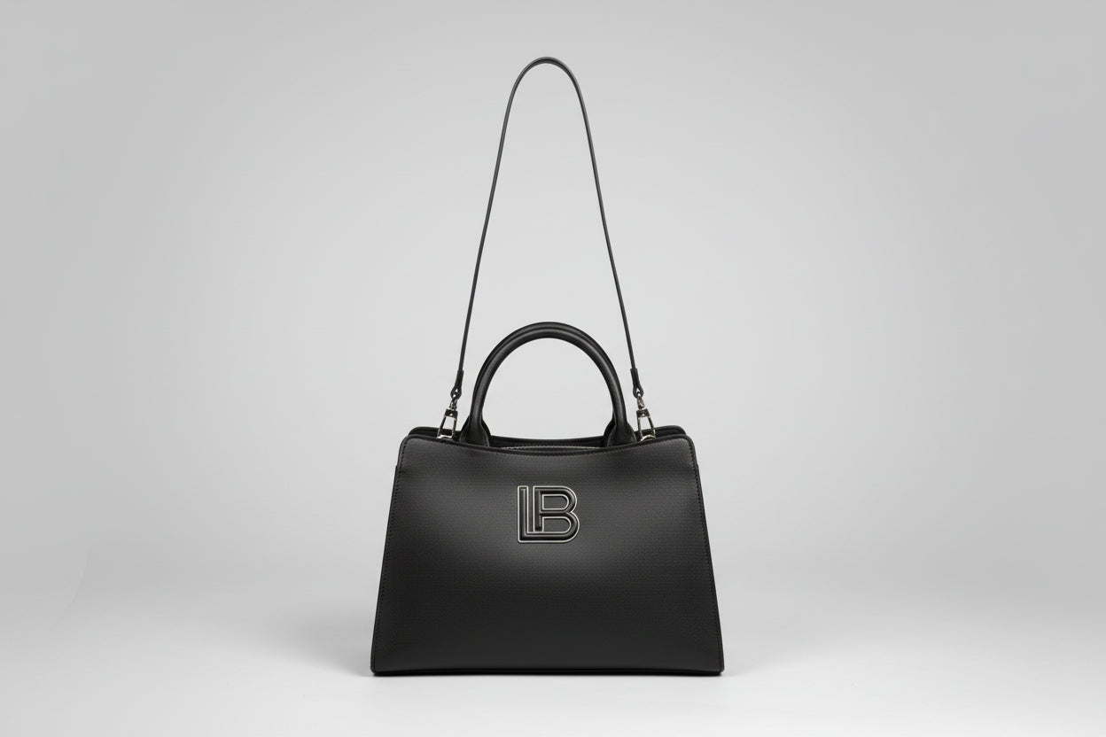 BORSA LAURA BIAGIOTTI NERA IN PELLE MODELLO CLASS