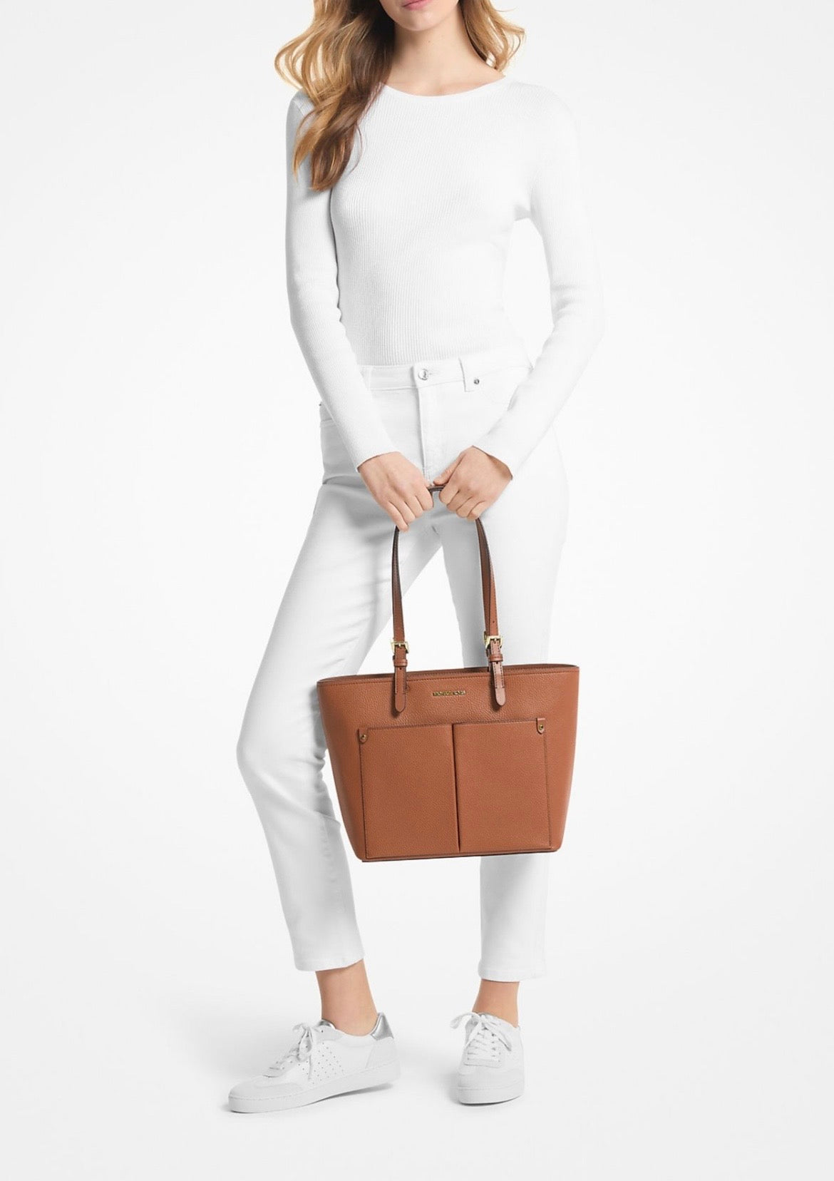 BORSA MICHAEL KORS JET SET TRAVEL MARRONE