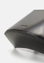 borsa mini Calvin Klein Refined Sculpt lucida nera