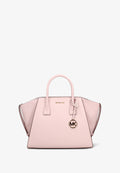 MICHAEL KORS BORSA A MANO ROSA CON LUGO MK SUI LATI