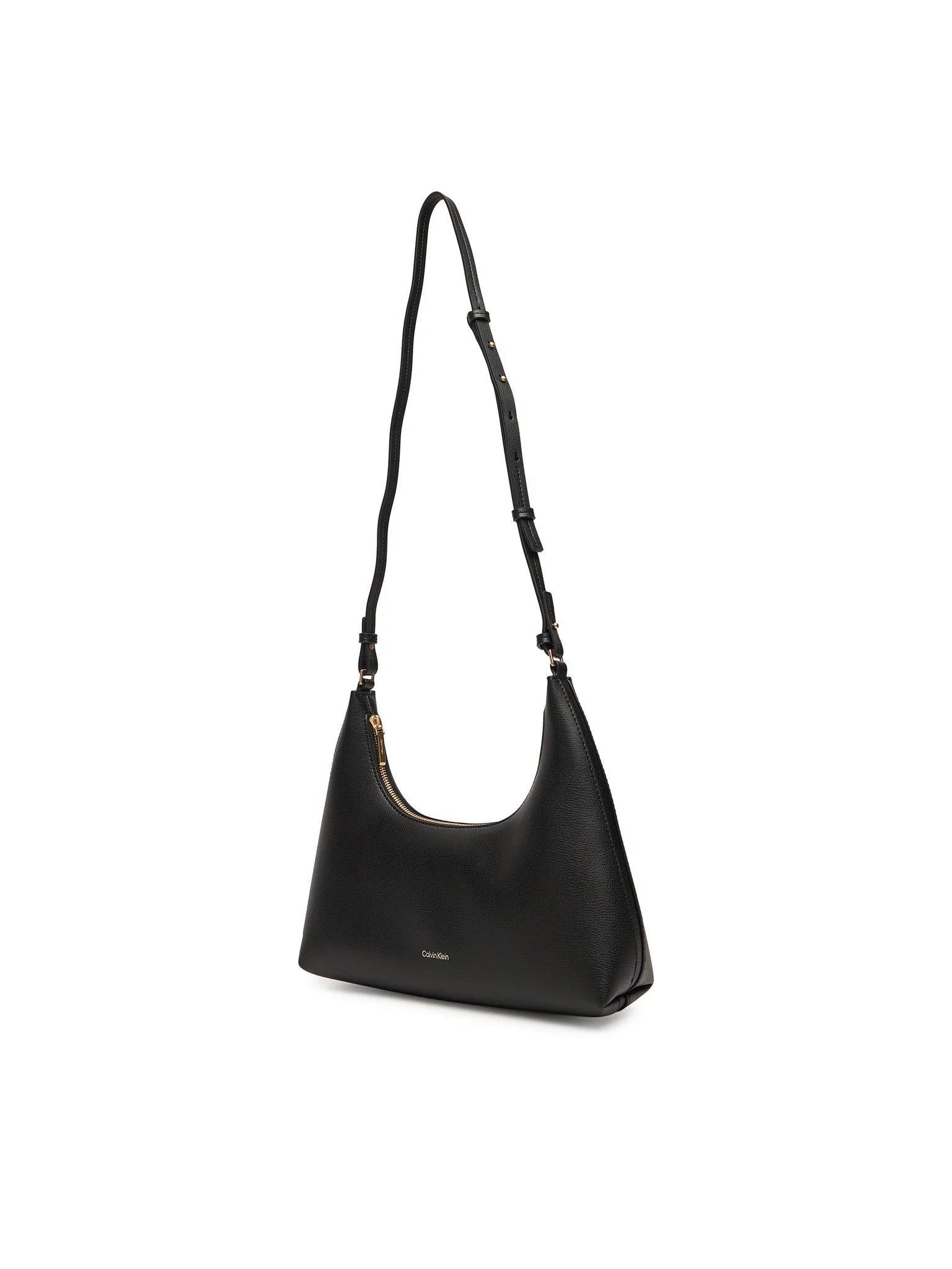 CALVIN KLEIN BORSETTA FIORE LOGO A TRACOLLA NERA