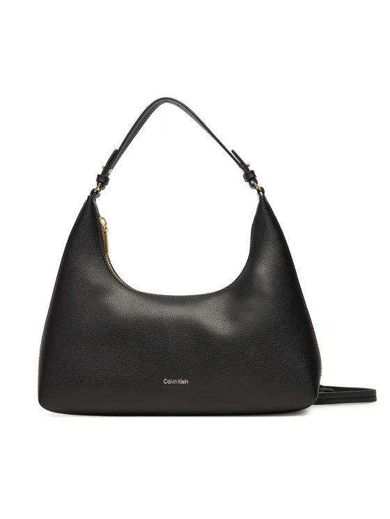 CALVIN KLEIN BORSETTA FIORE LOGO A TRACOLLA NERA