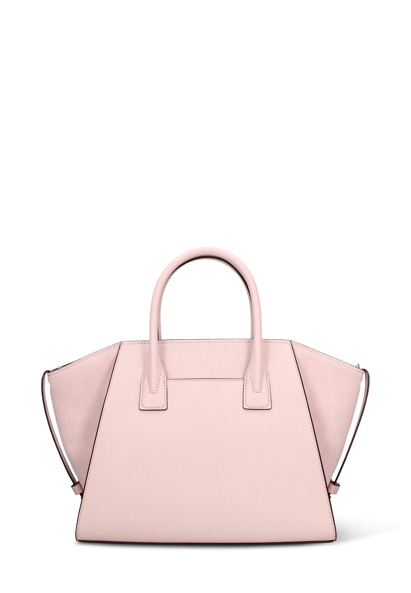 MICHAEL KORS BORSA A MANO ROSA CON LUGO MK SUI LATI